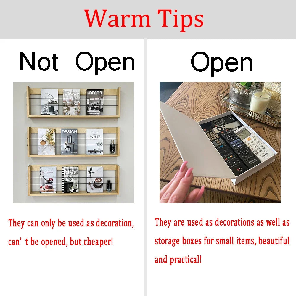 Hidden Luxe Book Storage (Open)