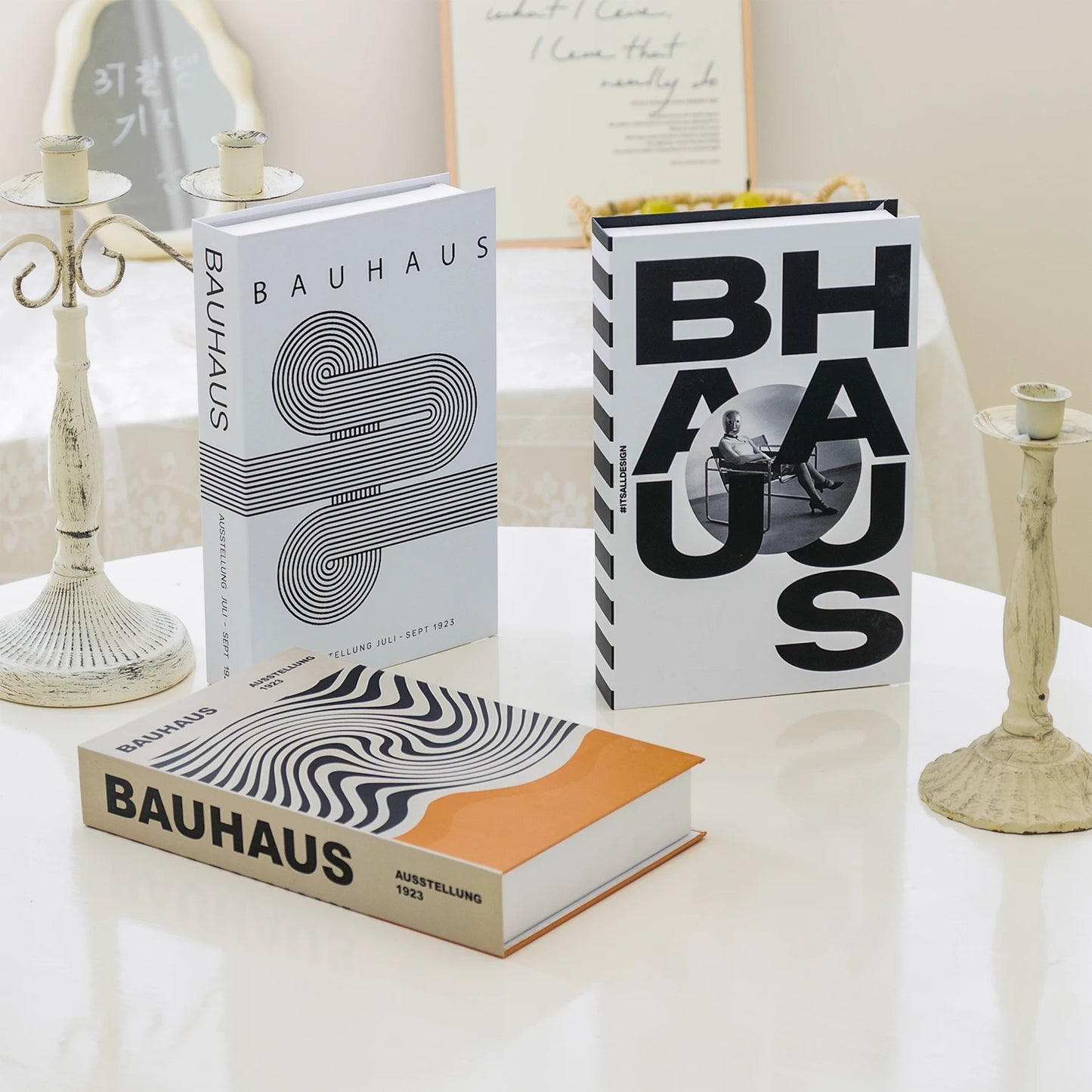 Modern Book Decor (Not Open)