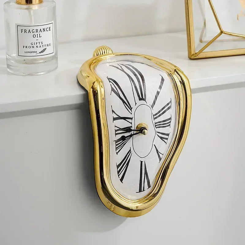 Melting Distorted Wall Clock