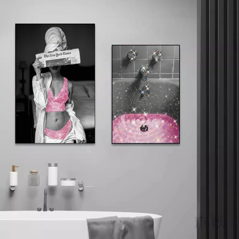 Blush Noir Wall Art