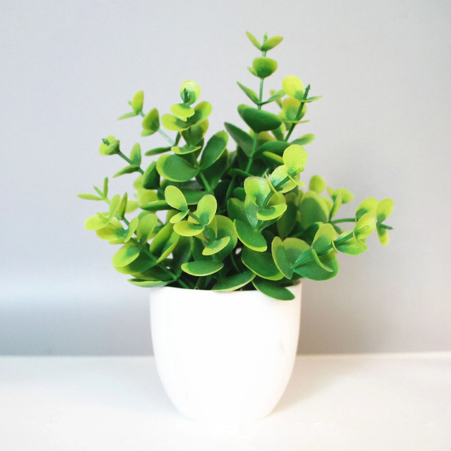 Mini Faux Potted Plant